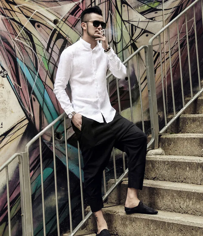 Men's Сasual Cotton Long-Sleeve Shirt