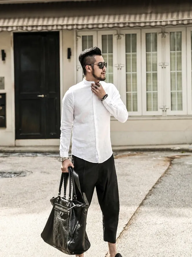 Men's Сasual Cotton Long-Sleeve Shirt