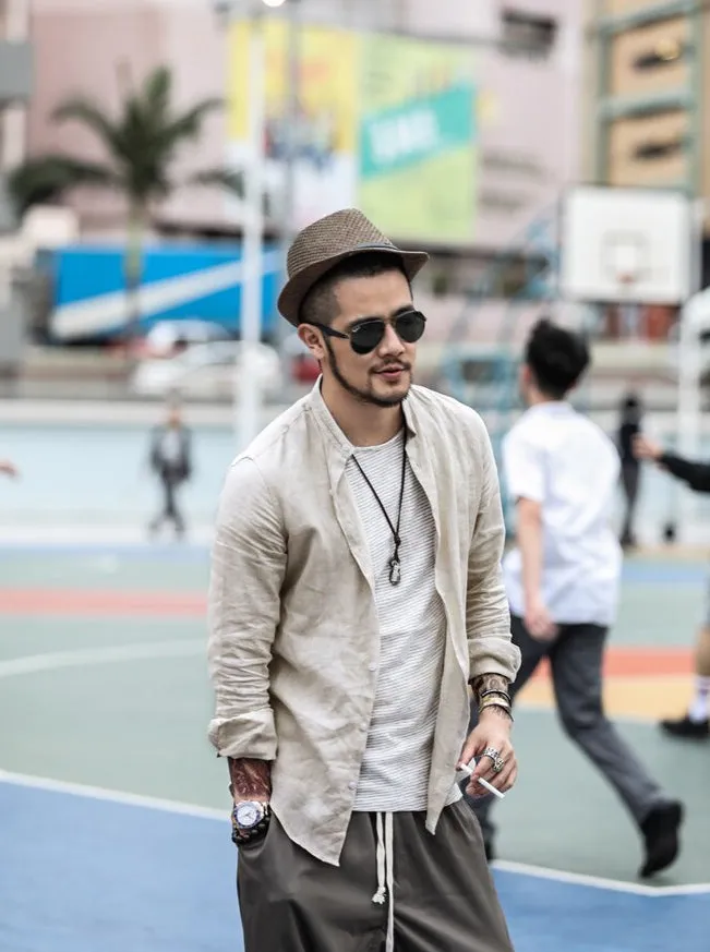 Men's Сasual Cotton Long-Sleeve Shirt
