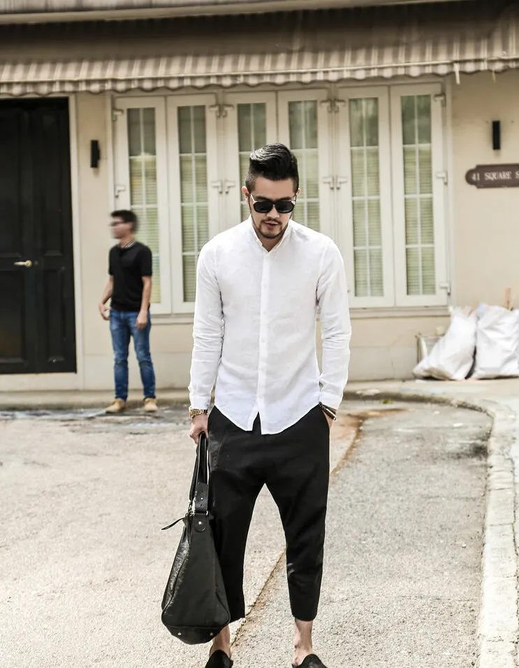 Men's Сasual Cotton Long-Sleeve Shirt