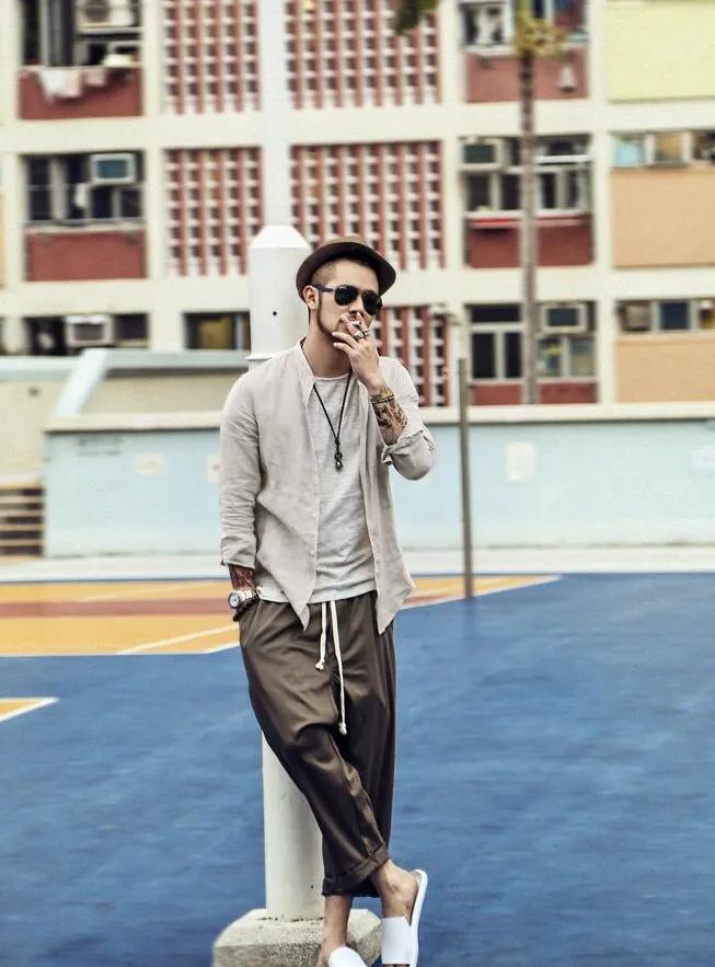 Men's Сasual Cotton Long-Sleeve Shirt