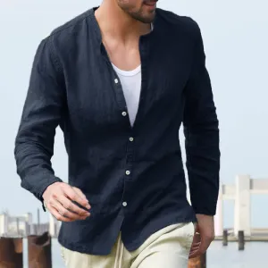 Men's Autumn Casual Long Sleeve Cotton Shirt