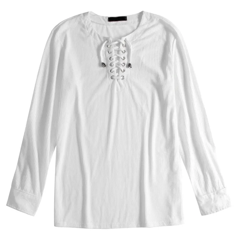 Men's Autumn Casual  Long Sleeve Solid Slim Shirt
