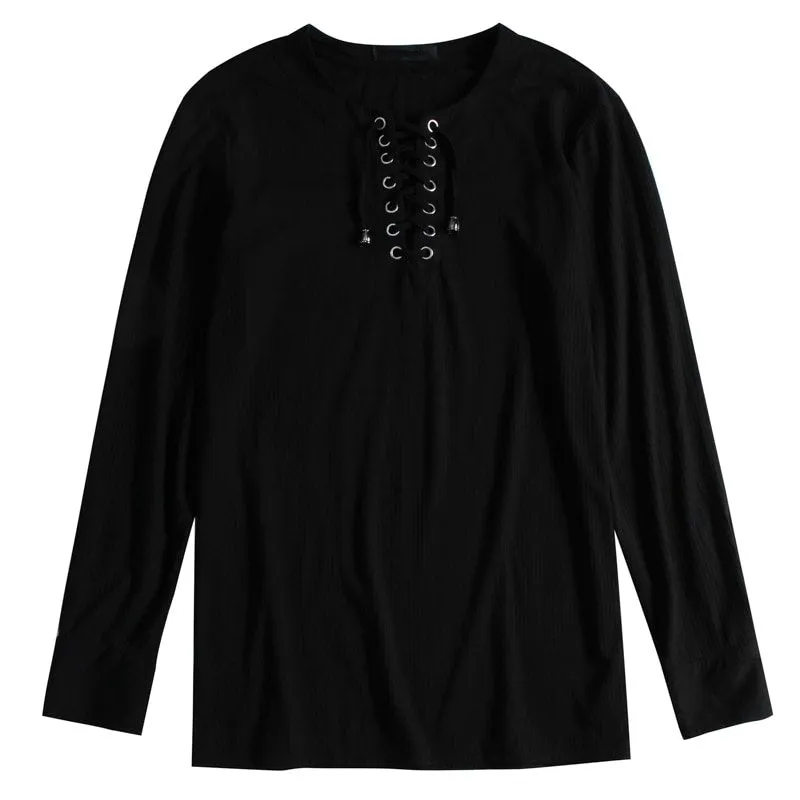 Men's Autumn Casual  Long Sleeve Solid Slim Shirt