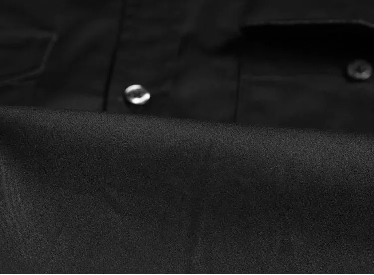 Men's Autumn/Winter European Style Slim Fit  Long-Sleeved Shirt