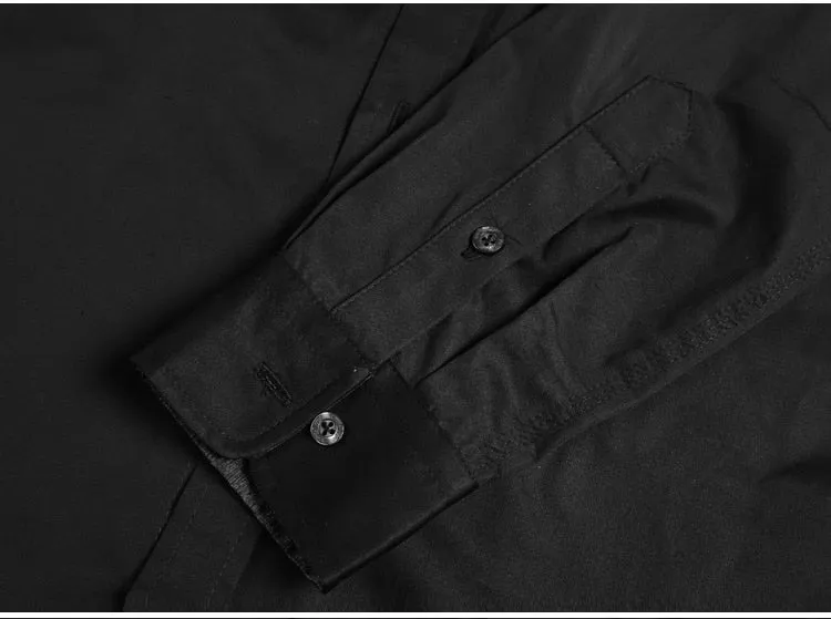 Men's Autumn/Winter European Style Slim Fit  Long-Sleeved Shirt