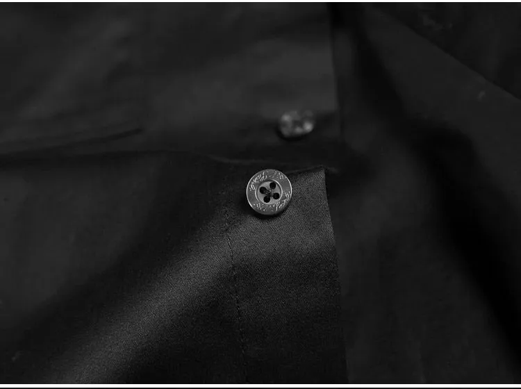 Men's Autumn/Winter European Style Slim Fit  Long-Sleeved Shirt
