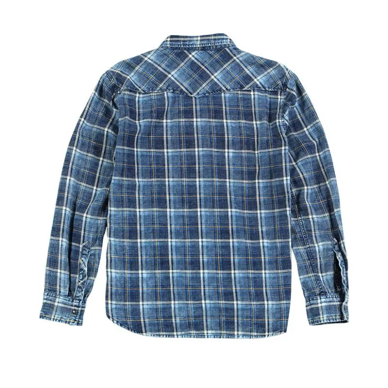 Men's Autumn/Winter Plaid Long Sleeved Shirt