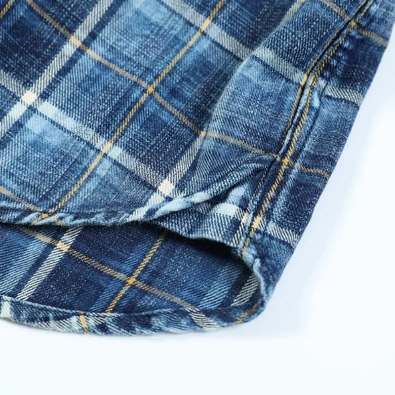 Men's Autumn/Winter Plaid Long Sleeved Shirt