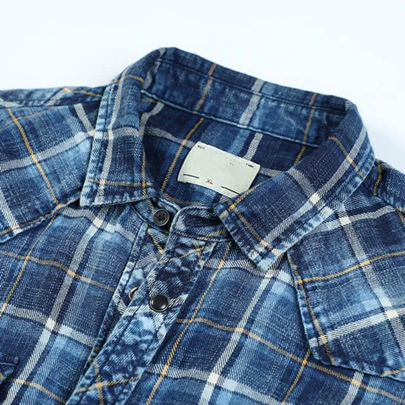 Men's Autumn/Winter Plaid Long Sleeved Shirt