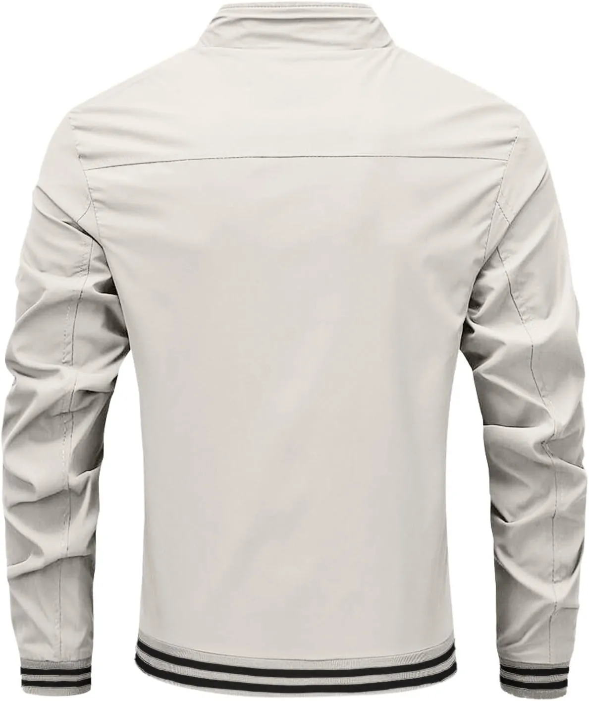 Men's Bomber Jacket Fashion Stylish Lightweight Windbreaker Fall Winter Casual Warm Golf Outdoor Jackets for Men