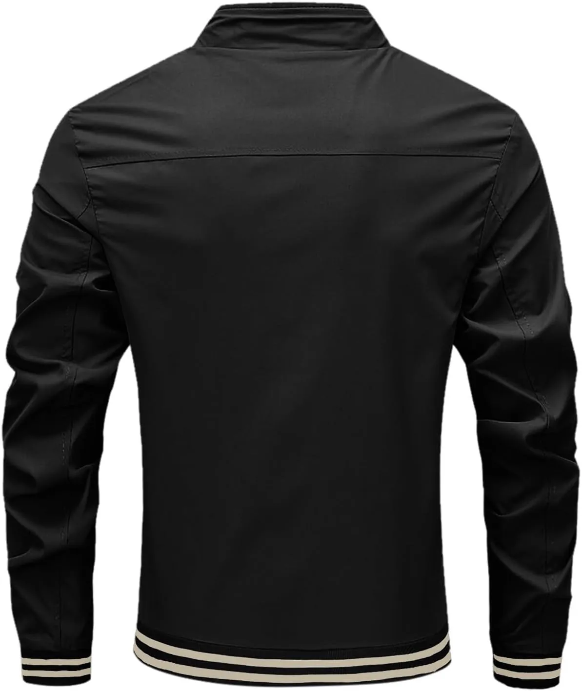 Men's Bomber Jacket Fashion Stylish Lightweight Windbreaker Fall Winter Casual Warm Golf Outdoor Jackets for Men