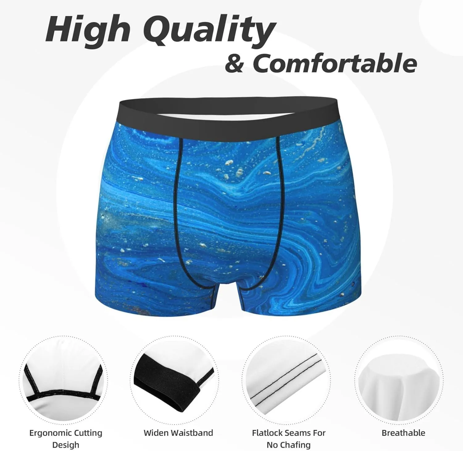 Men'S Boxer Briefs Soft Breathable Stretch Underwear