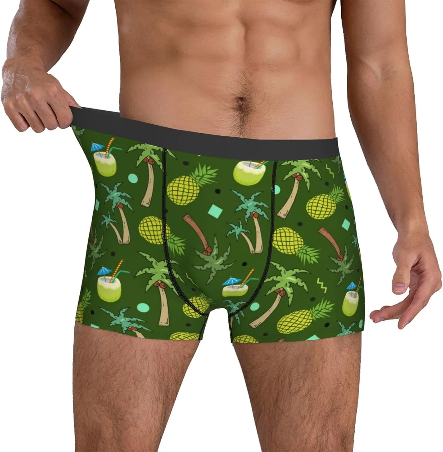 Men'S Boxer Briefs Soft Breathable Stretch Underwear