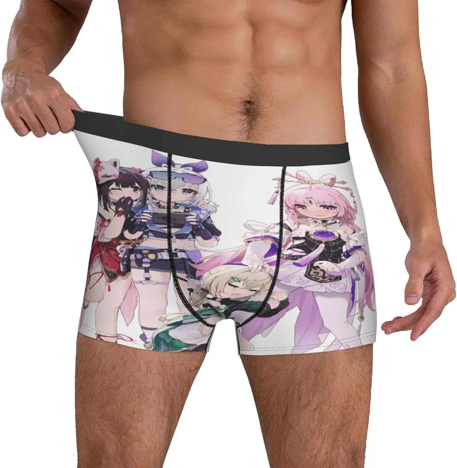 Men'S Boxer Briefs Soft Breathable Stretch Underwear