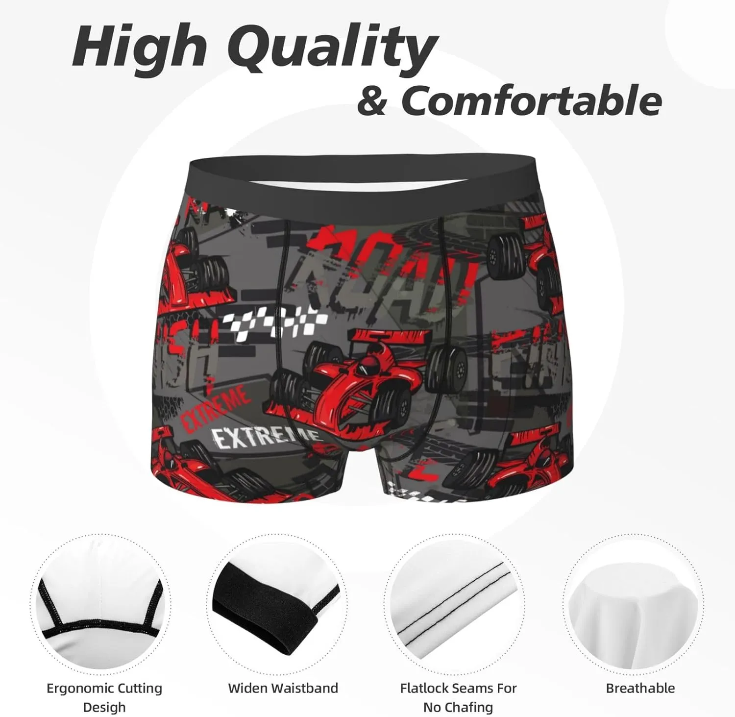 Men'S Boxer Briefs Soft Breathable Stretch Underwear
