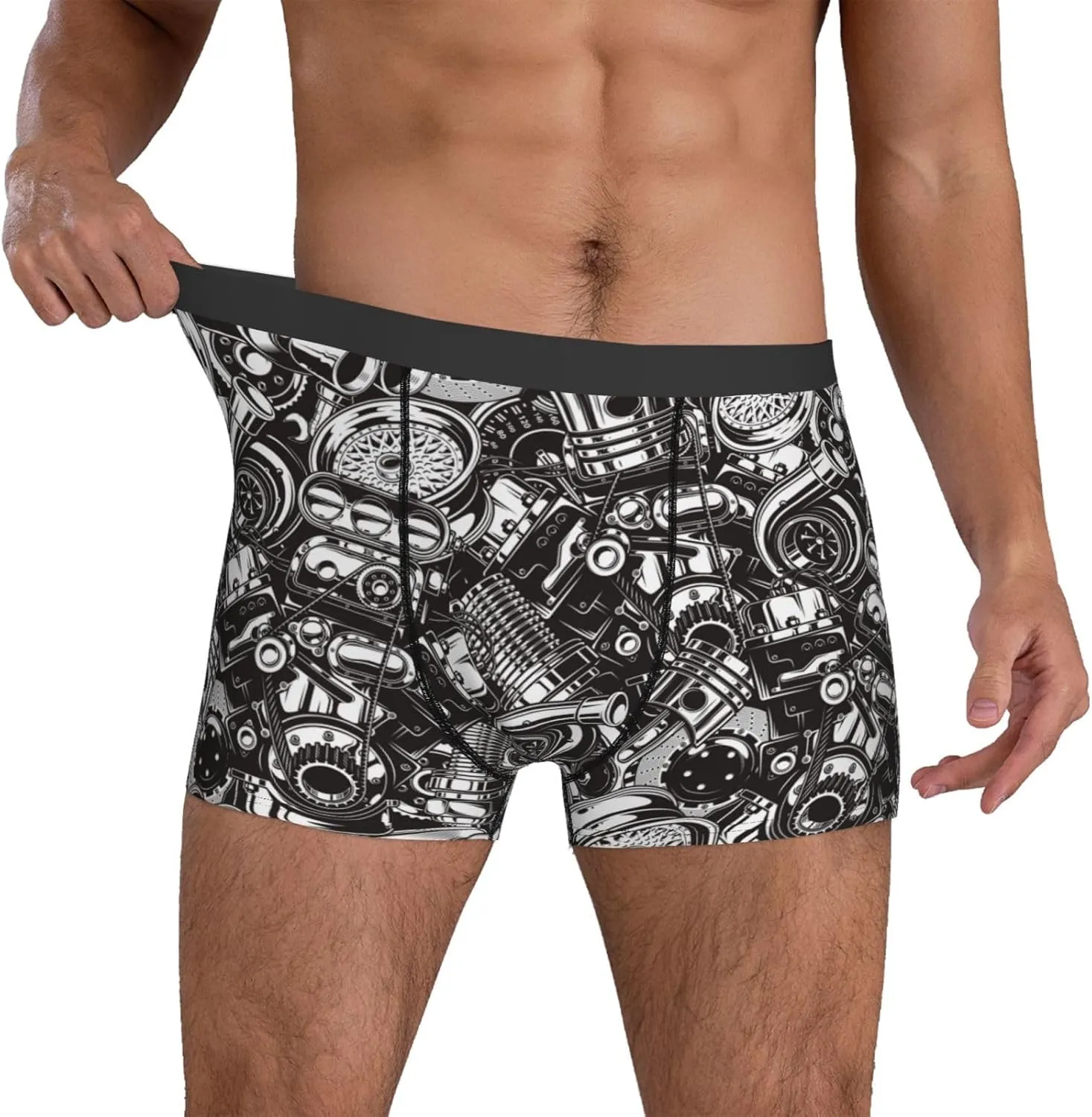 Men'S Boxer Briefs Soft Breathable Stretch Underwear