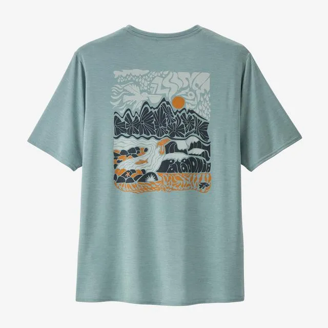 Men's Capilene Cool Daily Graphic Shirt - Waters