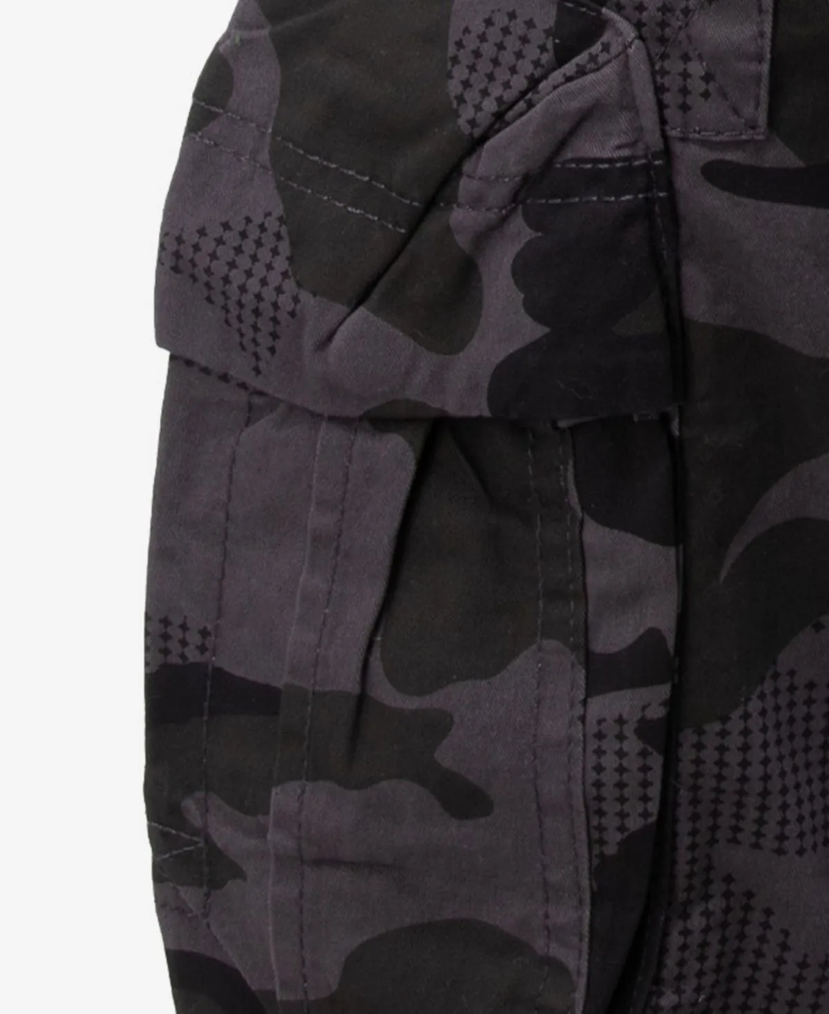 Men's Cargo Shorts with Double Pockets and X-Ray Waistband