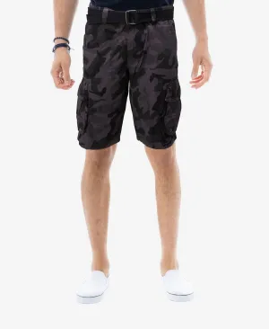 Men's Cargo Shorts with Double Pockets and X-Ray Waistband