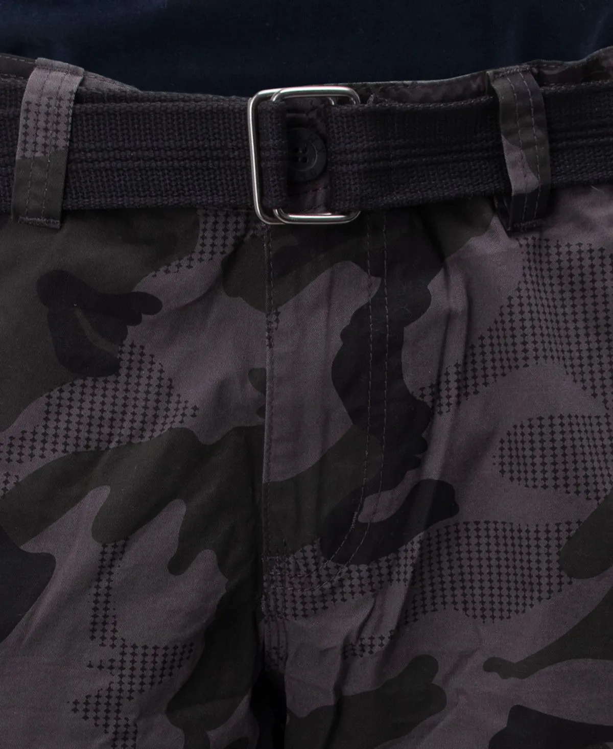 Men's Cargo Shorts with Double Pockets and X-Ray Waistband