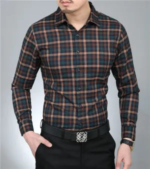 Men's Casual 100% Pure Cotton Dress Shirt