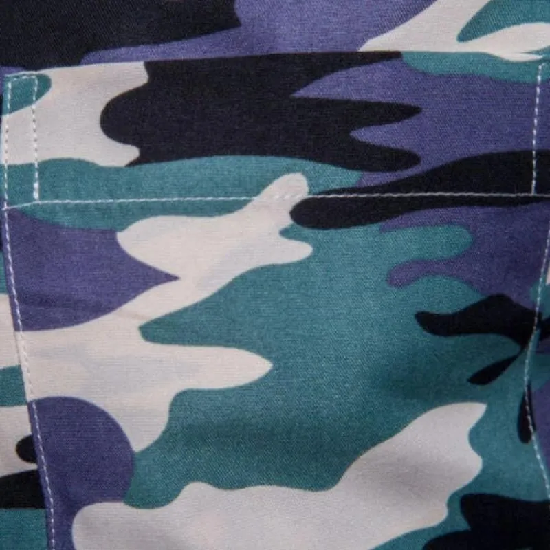 Men's Casual Camouflage Long Sleeve Shirt