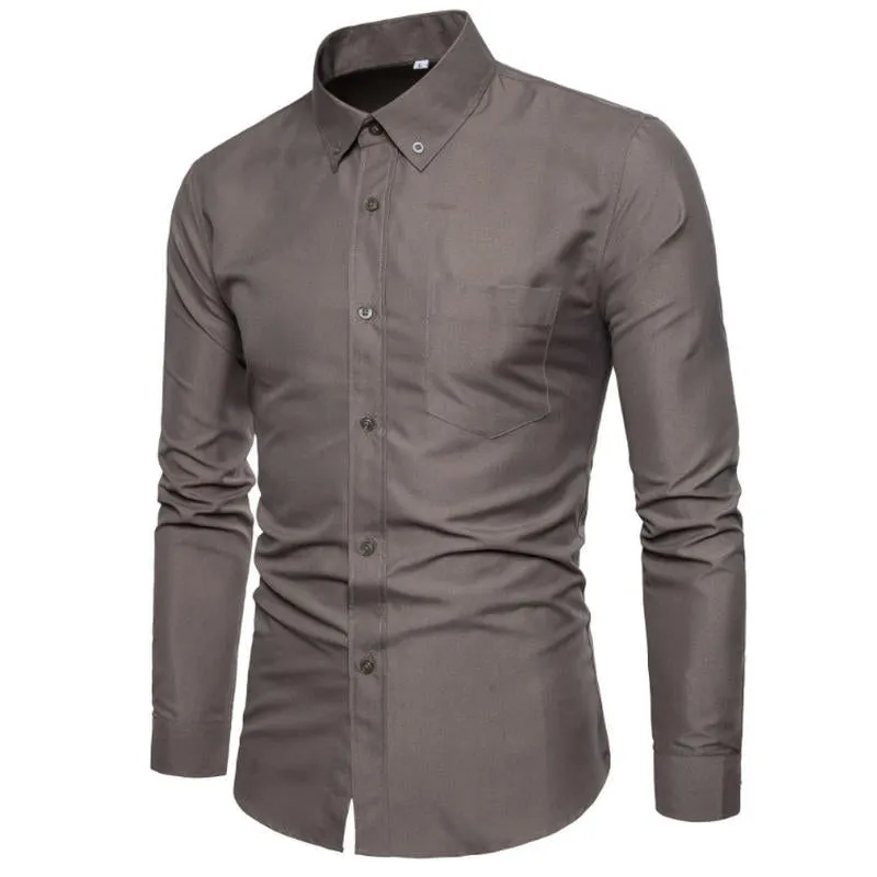 Men's Casual Camouflage Long Sleeve Shirt