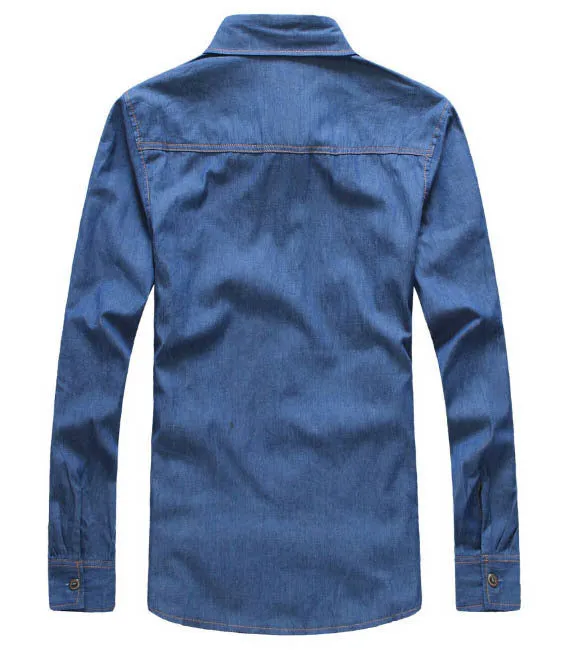 Men's Casual Long Sleeve, Turn Down Collar Shirt