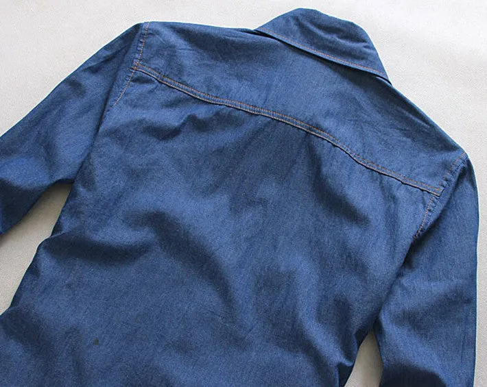 Men's Casual Long Sleeve, Turn Down Collar Shirt