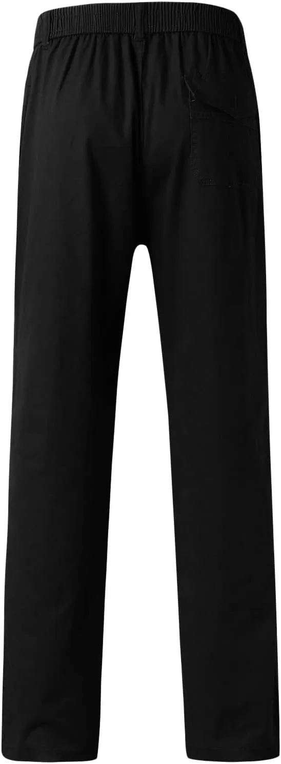 Men's Casual Pants Water Resistant Quick Dry Trousers Hiking Travel Outdoor Pants Soft Straight Sweatpants