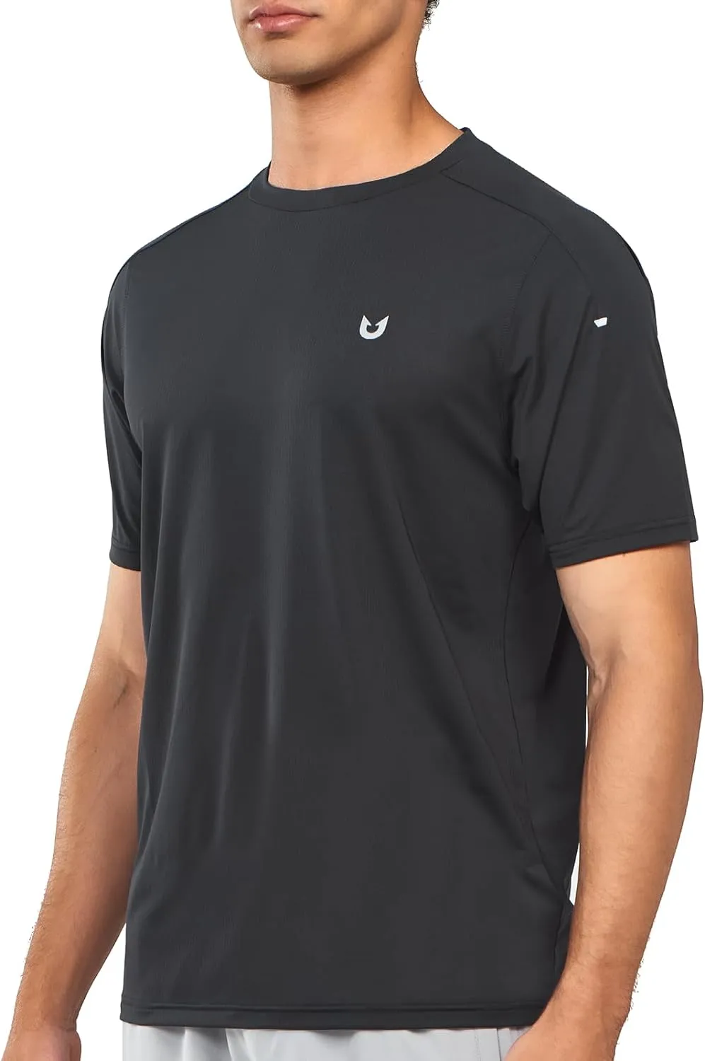 Men’s Compression T-Shirts for Pickleball & Crewneck Gym Short Sleeve