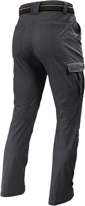 Men's Hiking Cargo Pants Waterproof Lightweight Quick Dry 6 Pockets Stretch Work Fishing Travel Outdoor Pants