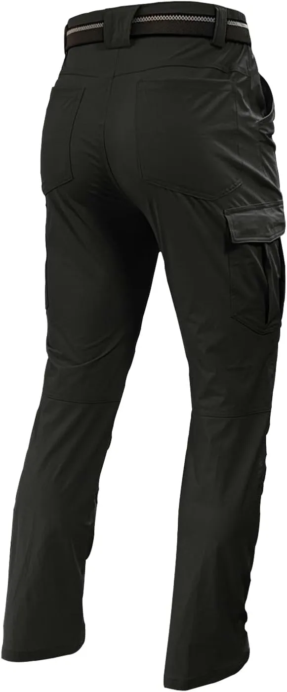 Men's Hiking Cargo Pants Waterproof Lightweight Quick Dry 6 Pockets Stretch Work Fishing Travel Outdoor Pants
