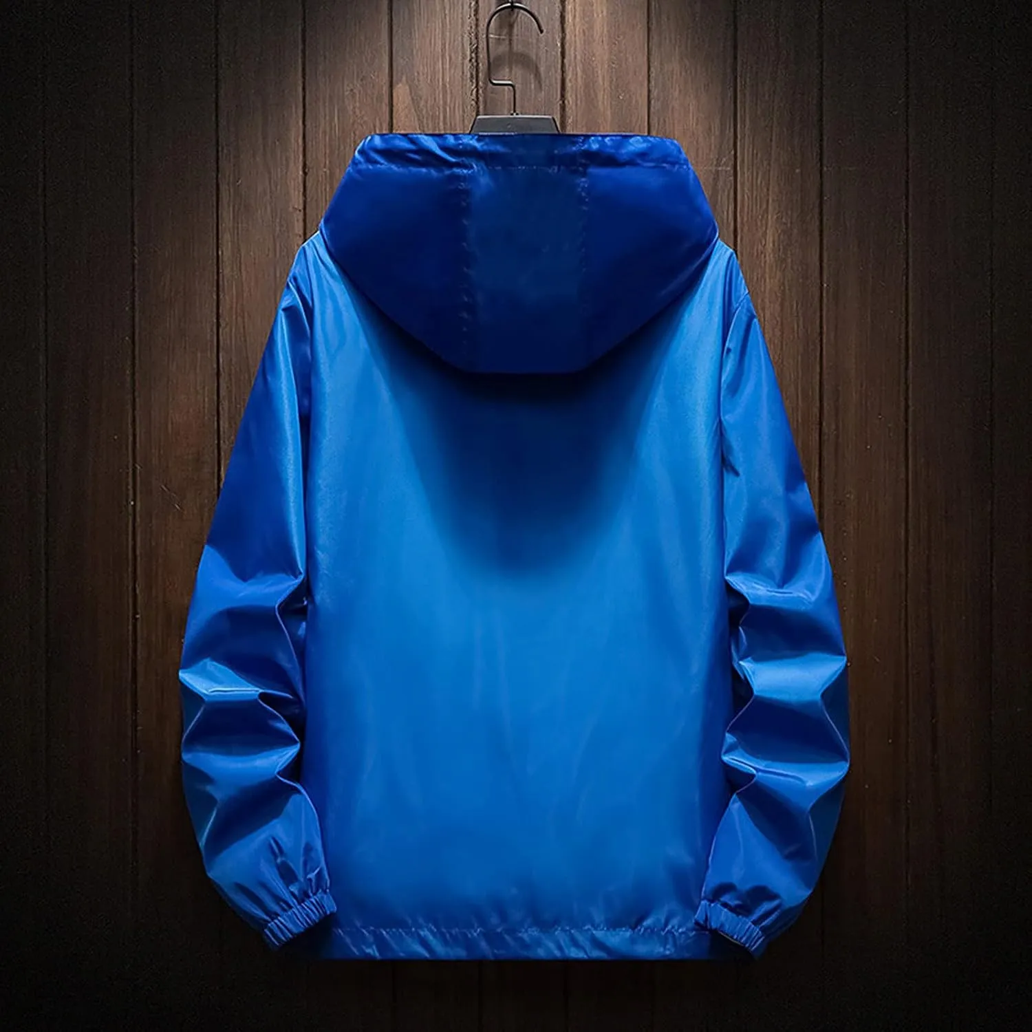 Men's Jackets Rain Windbreaker Lightweight Shell Raincoat With Hood For Golf Hiking Travel, M-7XL