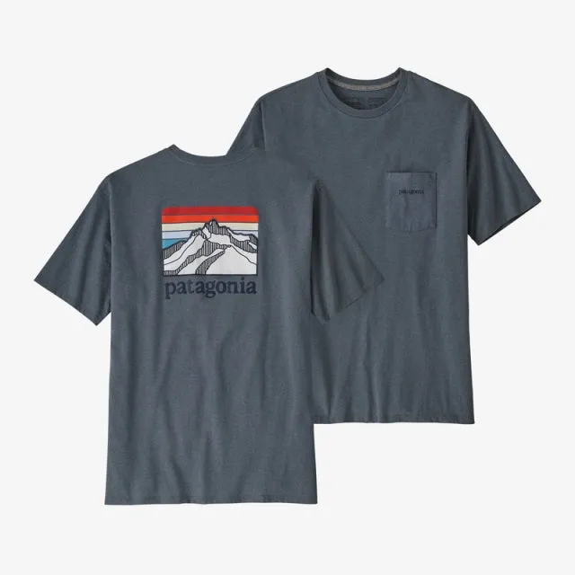 Men's Line Logo Ridge Pocket Responsibili-Tee