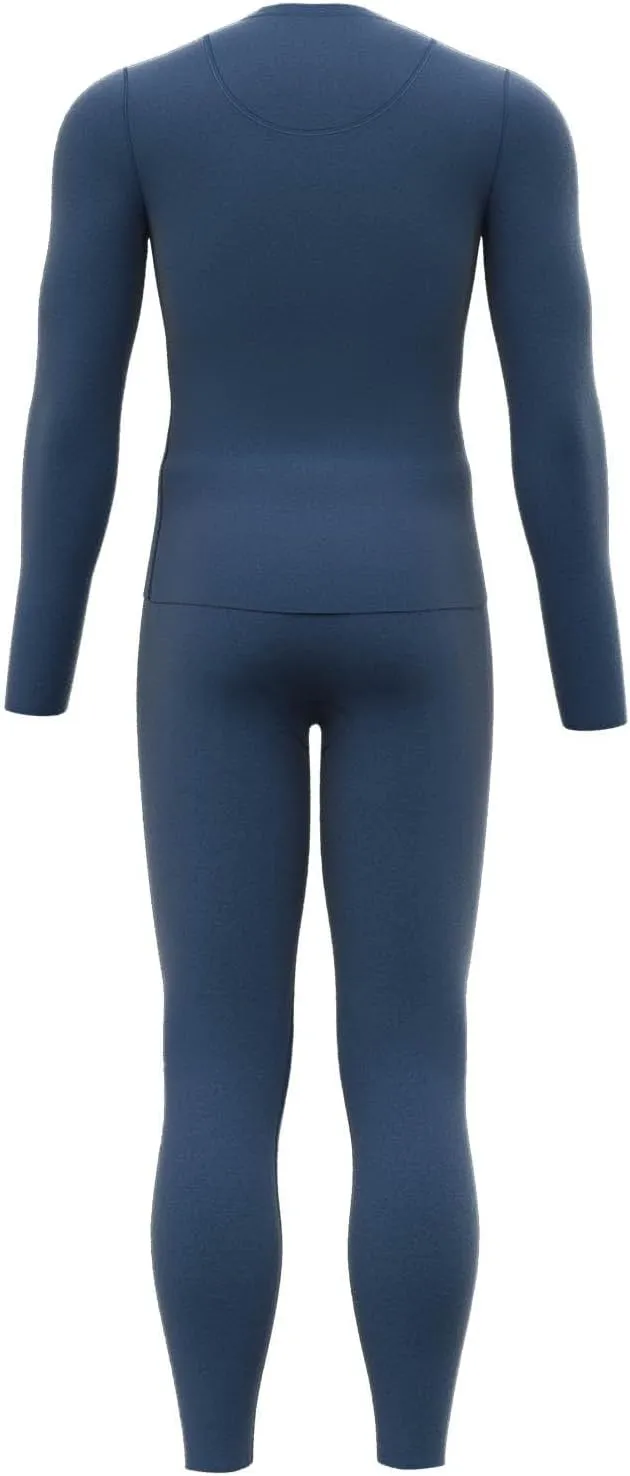 Mens Long Johns Thermal Underwear Set Color Thick Thermal Underwear Set Base Layer for Cold Weather Winter Clothes