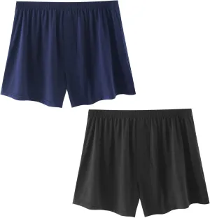 Mens Lounge Shorts Breathable Soft Lightweight Simple Active Shorts Sleep Dance Shorts for Ballet Practice Athletic