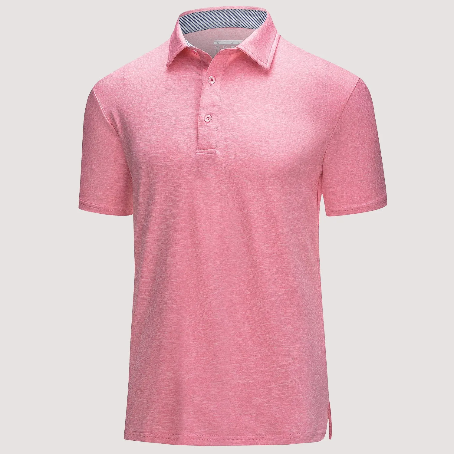 Men's Polo T-Shirt Quick Dry Performance Short Sleeve Golf Shirt