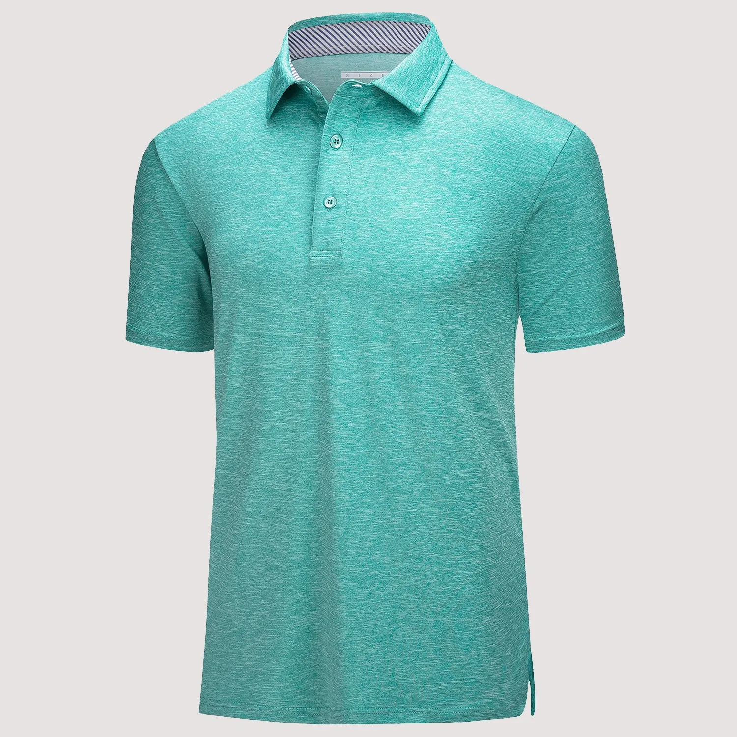 Men's Polo T-Shirt Quick Dry Performance Short Sleeve Golf Shirt