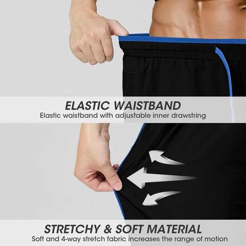 Men's Quick Dry Hiking Pants Lightweight Water-Resistant Stretch Athletic Outdoor Pants for Running Travel