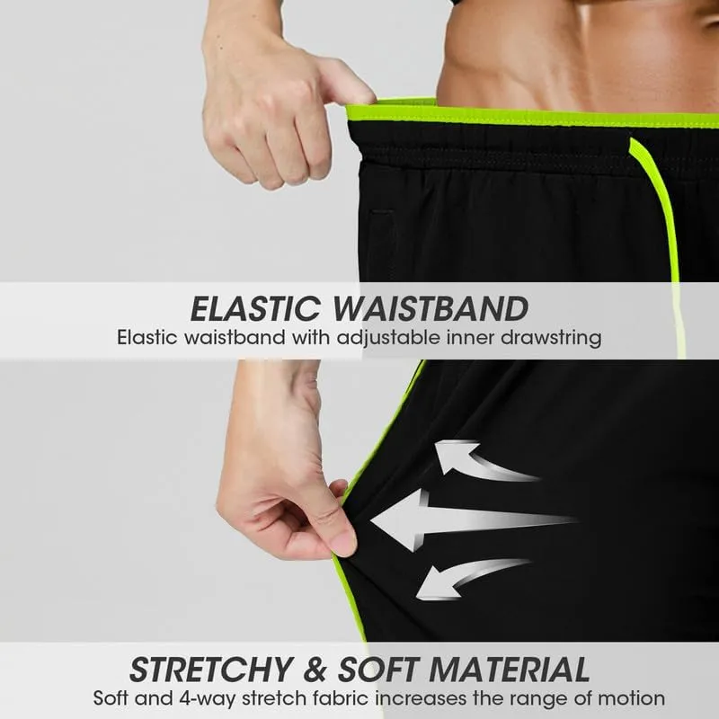 Men's Quick Dry Hiking Pants Lightweight Water-Resistant Stretch Athletic Outdoor Pants for Running Travel