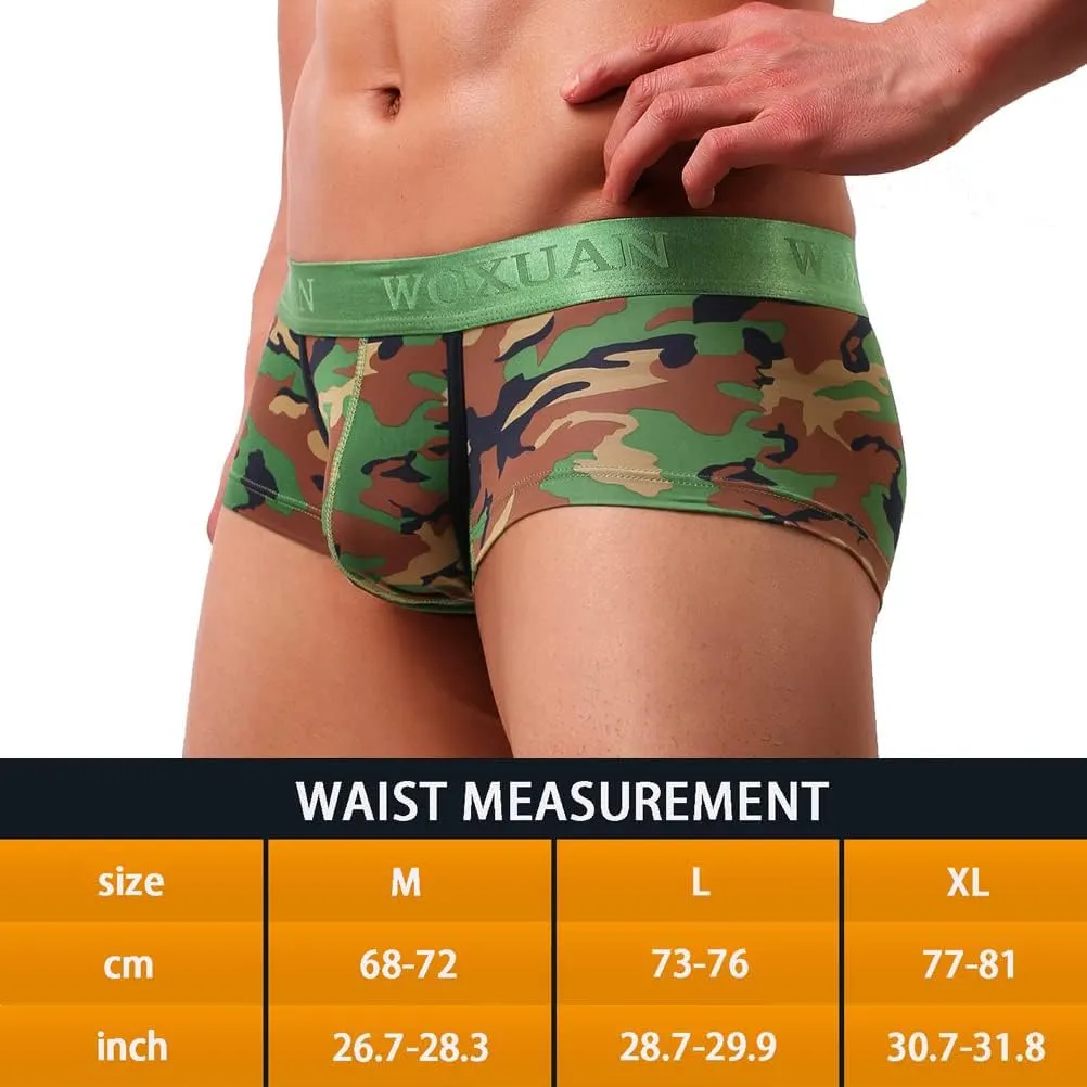 Men's Sexy Underwear Boxer Briefs Mesh Breathable Underpants