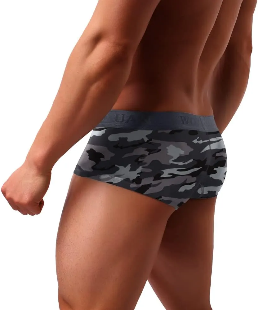 Men's Sexy Underwear Boxer Briefs Mesh Breathable Underpants