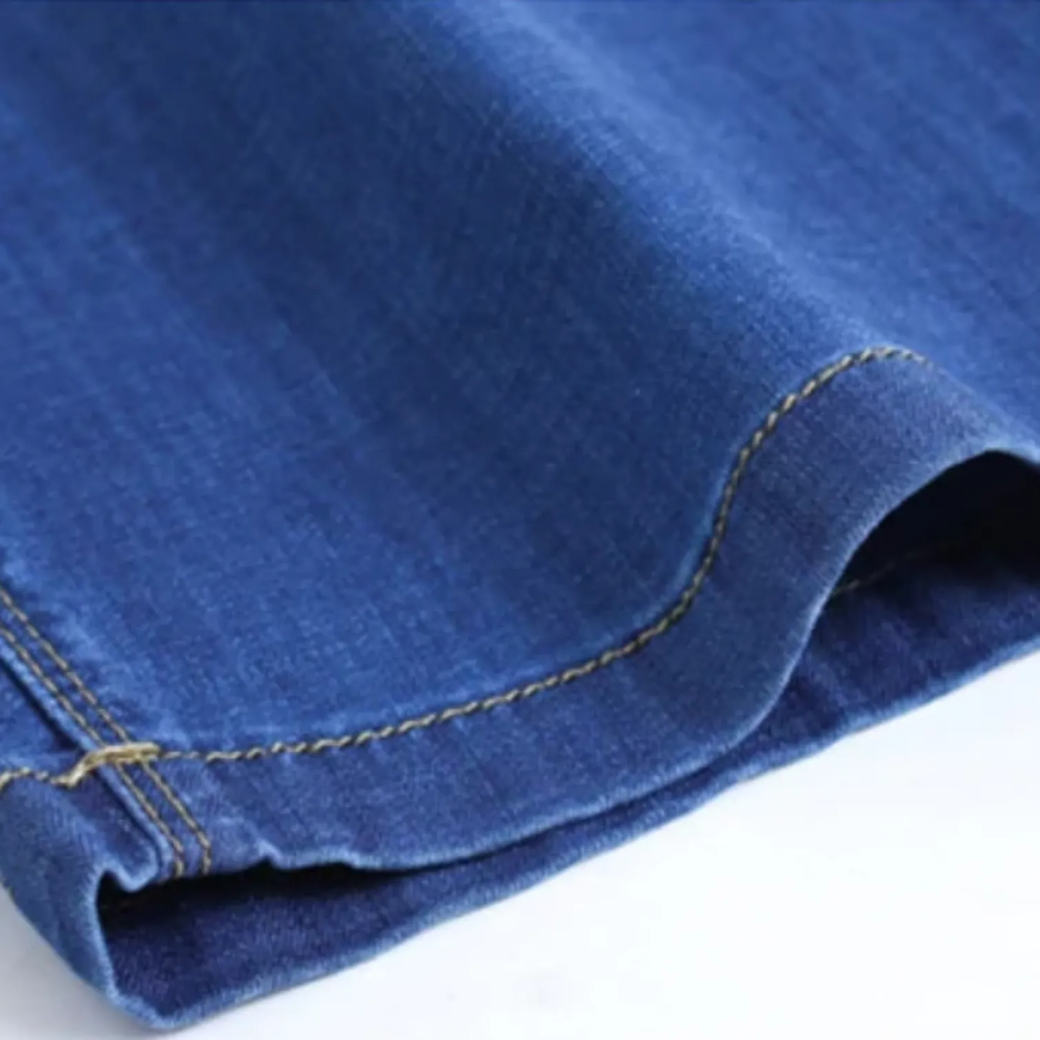 Men's Summer Denim Elastic Slim Shorts | Plus Size