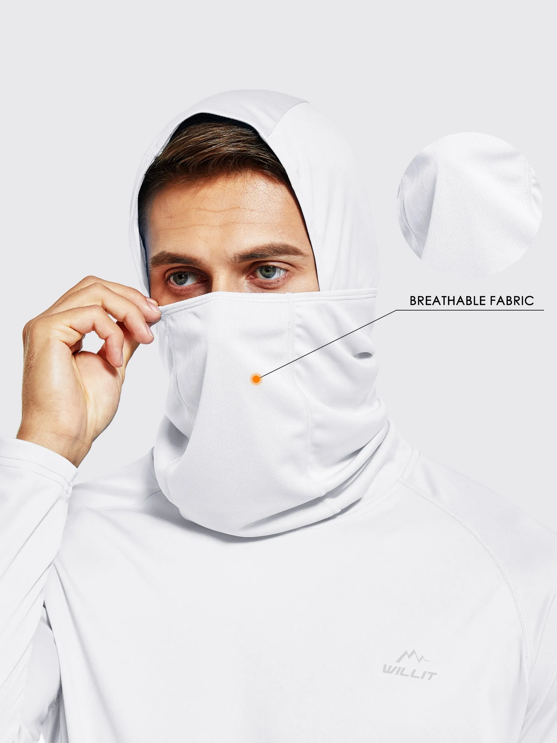 Men's Sun Protection Hoodie UPF 50 
