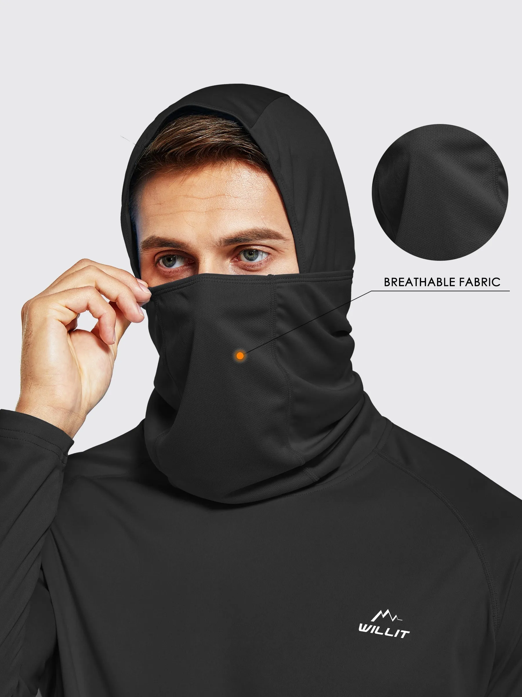 Men's Sun Protection Hoodie UPF 50 