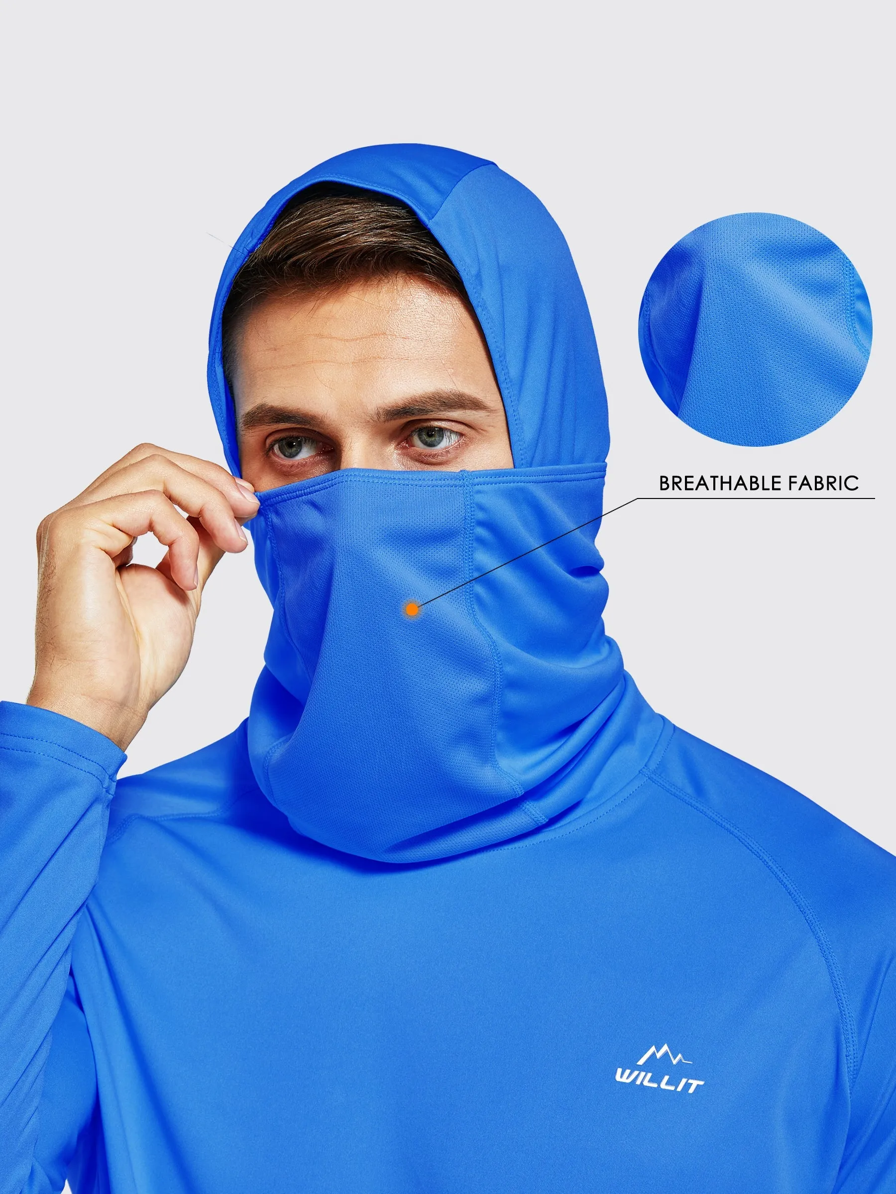 Men's Sun Protection Hoodie UPF 50 