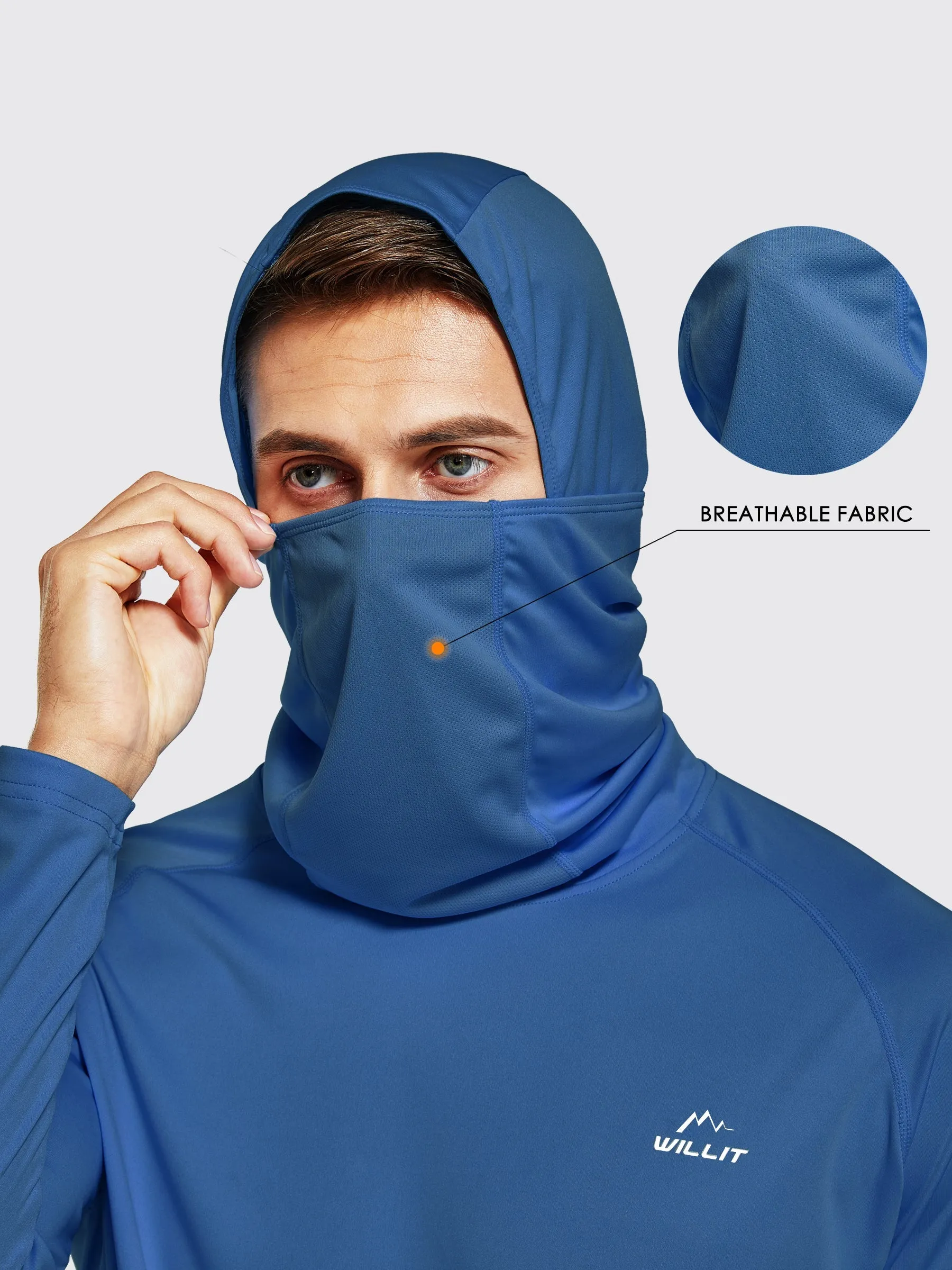 Men's Sun Protection Hoodie UPF 50 