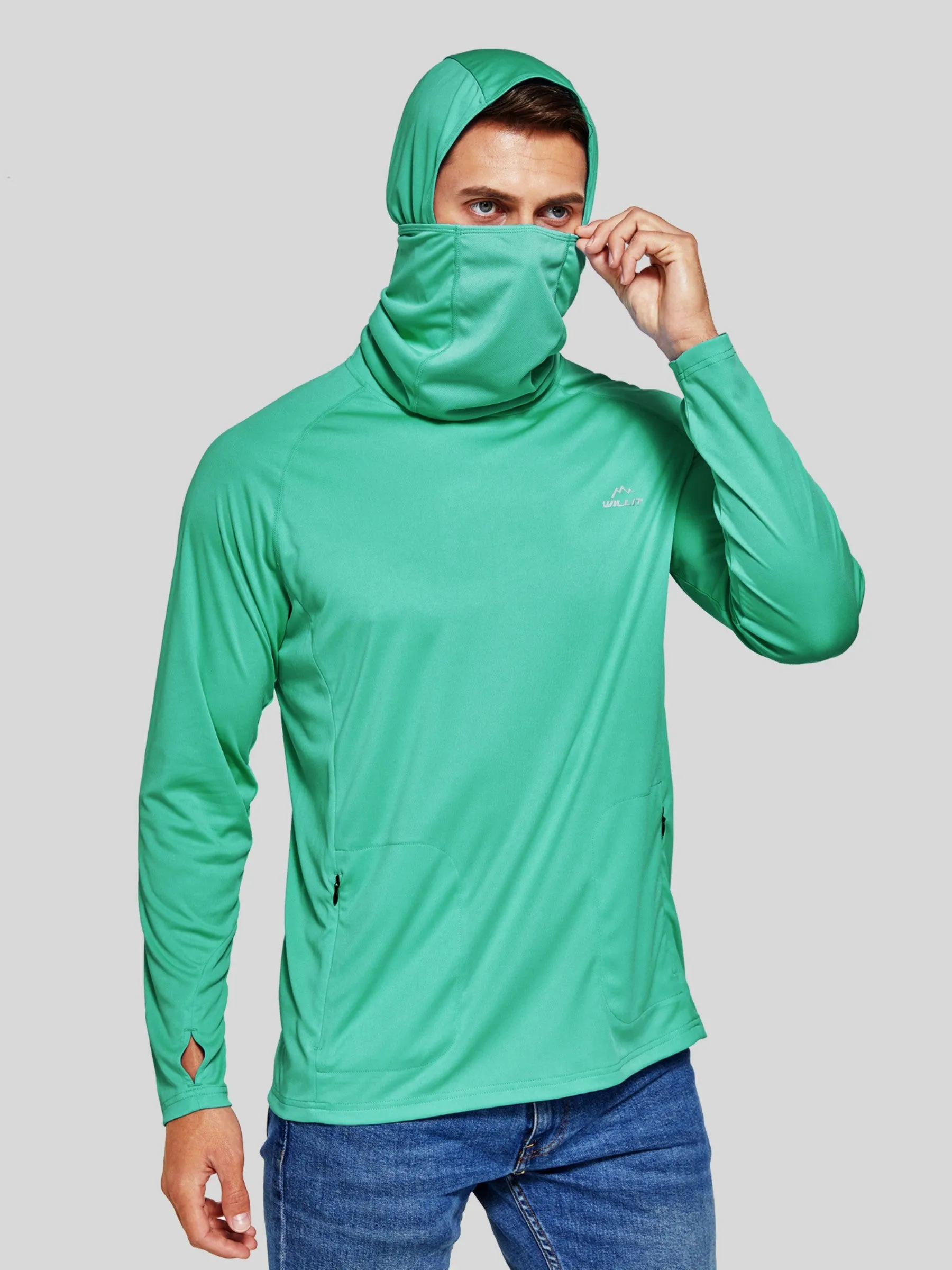 Men's Sun Protection Hoodie UPF 50 